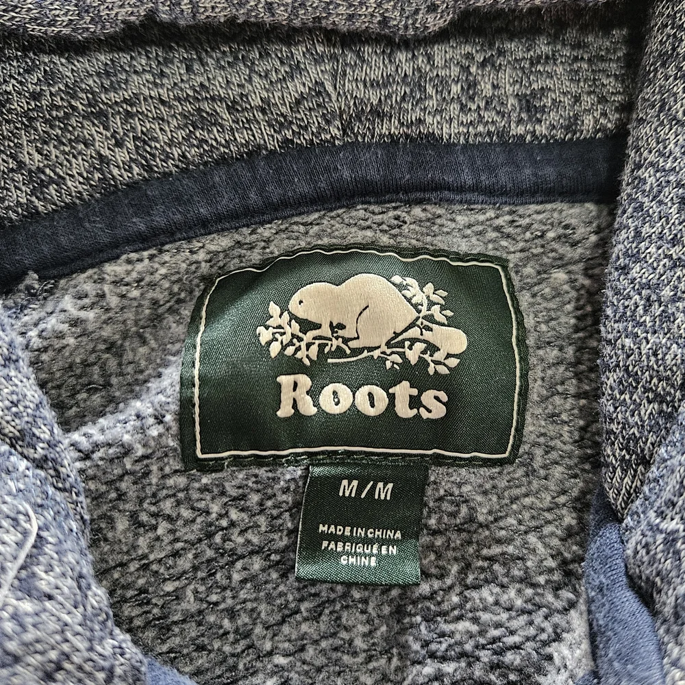 Men's Heathered Blue Roots Hoodie - Picture 3 of 8